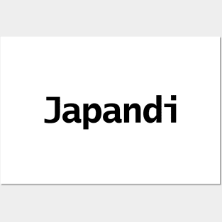 Japandi Minimal Typography Black Text Posters and Art